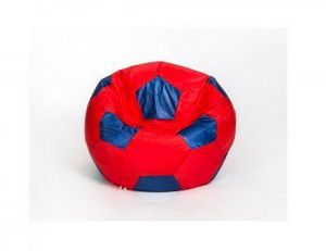 Кресло-мешок Мяч малый красно-синее в Коротчаево - korotchaevo.ok-mebel.com | фото 1