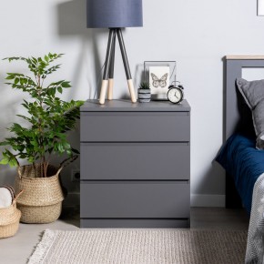 2.03.02.060.4 КАСТОР комод 3 ящика RU серый в Коротчаево - korotchaevo.ok-mebel.com | фото 3