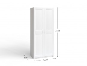 2.06.01.050.4 МАКС шкаф 2 двери 100х61х233 серый RU в Коротчаево - korotchaevo.ok-mebel.com | фото 4