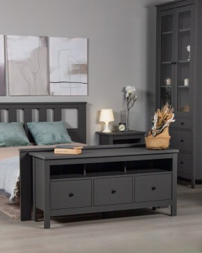2.08.03.090.4 САГА тумба 3 ящика серая RU в Коротчаево - korotchaevo.ok-mebel.com | фото 2
