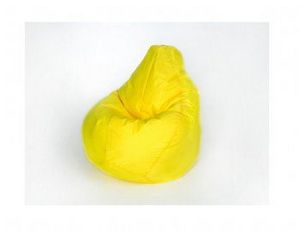 Кресло-мешок Груша большое желтое в Коротчаево - korotchaevo.ok-mebel.com | фото 1