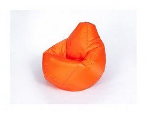 Кресло-мешок Груша среднее оранжевое в Коротчаево - korotchaevo.ok-mebel.com | фото 1
