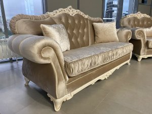 Диван Патрисия с раскладным механизмом (серый глянец) в Коротчаево - korotchaevo.ok-mebel.com | фото 10