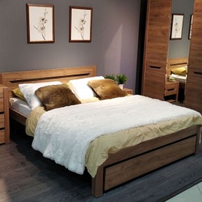 АФИНА А3 Кровать 1600 (крафт) в Коротчаево - korotchaevo.ok-mebel.com | фото 4