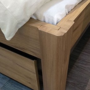 АФИНА А3 Кровать 1600 (крафт) в Коротчаево - korotchaevo.ok-mebel.com | фото 7
