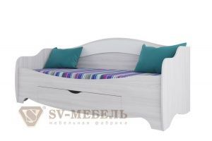 Кровать одноярусная Акварель 1 с ящиком в Коротчаево - korotchaevo.ok-mebel.com | фото 1