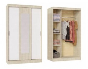 БАРИ Шкаф-купе с зеркалом (1300) в Коротчаево - korotchaevo.ok-mebel.com | фото