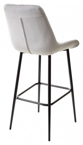 Барный стул ХОФМАН, цвет H-09 Светло-серый, велюр / черный каркас М-City в Коротчаево - korotchaevo.ok-mebel.com | фото 6