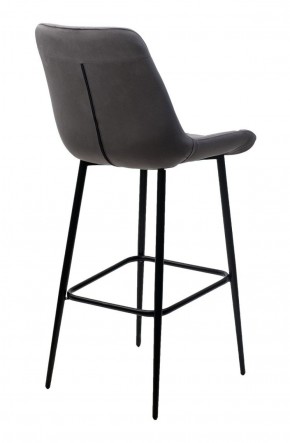 Барный стул ХОФМАН, цвет H-14 Серый, велюр / черный каркас М-City в Коротчаево - korotchaevo.ok-mebel.com | фото 4