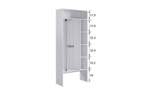 БАСКО Прихожая К10 (графит) в Коротчаево - korotchaevo.ok-mebel.com | фото 6