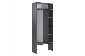 БАСКО Прихожая К7 (графит) в Коротчаево - korotchaevo.ok-mebel.com | фото 7