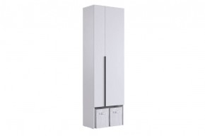 БАСКО Шкаф двухдверный L600 (белое дерево) в Коротчаево - korotchaevo.ok-mebel.com | фото