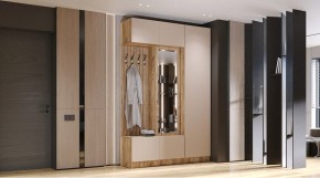 БАВАРИЯ Прихожая (дуб вотан/кашемир) в Коротчаево - korotchaevo.ok-mebel.com | фото