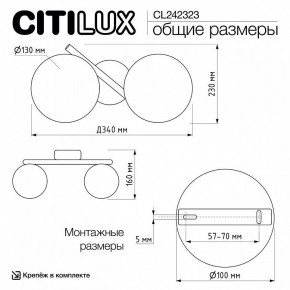 Бра Citilux Ronny CL242323 в Коротчаево - korotchaevo.ok-mebel.com | фото 9