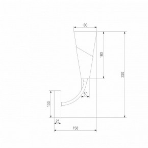 Бра Eurosvet Rhyton 60167/1 никель в Коротчаево - korotchaevo.ok-mebel.com | фото 6