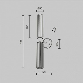 Бра Maytoni Antic MOD302WL-02CG1 в Коротчаево - korotchaevo.ok-mebel.com | фото 3