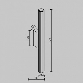 Бра Maytoni Calipso C082WL-12W2.7K-B в Коротчаево - korotchaevo.ok-mebel.com | фото 4