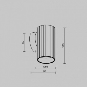 Бра Maytoni Calipso C106WL-01-GU10-B в Коротчаево - korotchaevo.ok-mebel.com | фото 6