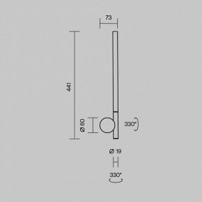 Бра Maytoni Rotera MOD432WL-L6B3K в Коротчаево - korotchaevo.ok-mebel.com | фото 6