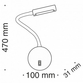 Бра Maytoni Stem C035WL-L3CH3K в Коротчаево - korotchaevo.ok-mebel.com | фото 6