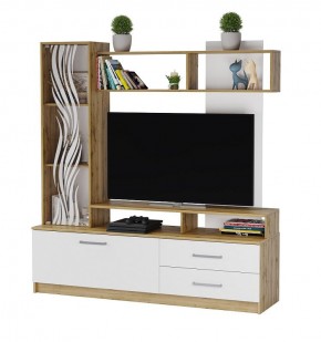 ДАРЬЯ Гостиная (Крафт серый/Крафт белый) в Коротчаево - korotchaevo.ok-mebel.com | фото 4