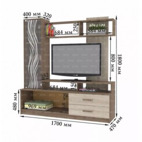 ДАРЬЯ Гостиная (Крафт серый/Крафт белый) в Коротчаево - korotchaevo.ok-mebel.com | фото 8