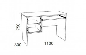 Детская Фанк Стол для компьютера НМ 009.19-05 М2 в Коротчаево - korotchaevo.ok-mebel.com | фото 3