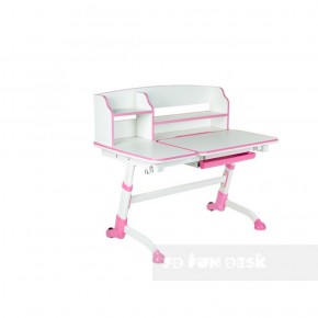 Парта-трансофрмер Amare II Pink с надстройкой в Коротчаево - korotchaevo.ok-mebel.com | фото 2