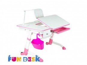 Парта-трансофрмер Amare Pink с выдвижным ящиком в Коротчаево - korotchaevo.ok-mebel.com | фото 3