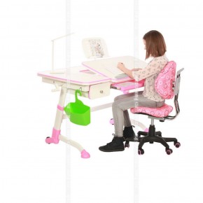 Парта-трансофрмер Amare Pink с выдвижным ящиком в Коротчаево - korotchaevo.ok-mebel.com | фото 4