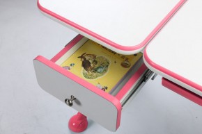 Парта-трансофрмер Amare Pink с выдвижным ящиком в Коротчаево - korotchaevo.ok-mebel.com | фото 5