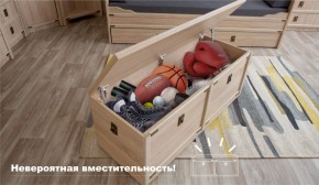 Детская Система Валенсия Сундук Дуб сонома в Коротчаево - korotchaevo.ok-mebel.com | фото 3