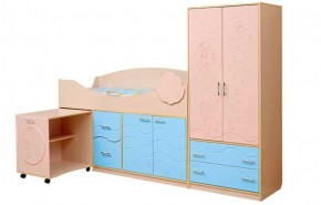 Набор мебели для детской Юниор -12.2 (700*1860) МДФ матовый в Коротчаево - korotchaevo.ok-mebel.com | фото 1