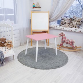 Детский стол Rolti Baby (розовый/белый, массив березы/мдф) в Коротчаево - korotchaevo.ok-mebel.com | фото 1