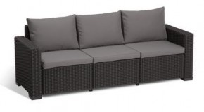 Диван Калифорния 3-х местный (California 3 Sofa), графит в Коротчаево - korotchaevo.ok-mebel.com | фото 2