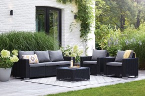 Диван Калифорния 3-х местный (California 3 Sofa), графит в Коротчаево - korotchaevo.ok-mebel.com | фото 3
