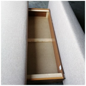 Диван-кровать Комфорт без подлокотников BALTIC AZURE (4 подушки) в Коротчаево - korotchaevo.ok-mebel.com | фото 4