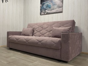 Диван Престиж-15 (НПБ+МДФ) велюр Sensey Elderberry в Коротчаево - korotchaevo.ok-mebel.com | фото