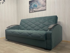 Диван Престиж-16 (НПБ+МДФ) велюр Sensey bottle green в Коротчаево - korotchaevo.ok-mebel.com | фото 4