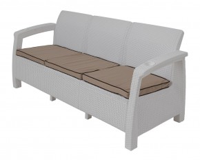 Диван Yalta Premium Sofa 3 Set (Ялта) белый (+подушки под спину) в Коротчаево - korotchaevo.ok-mebel.com | фото