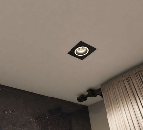 DK2061-BK Встраиваемый светильник IP 20, до 15 Вт, GU10, LED, черный, алюминий в Коротчаево - korotchaevo.ok-mebel.com | фото 4