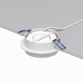 DK2090-WH Встраиваемый светильник FLAT, IP 20, до 15 Вт, GX53, LED, белый, алюминий в Коротчаево - korotchaevo.ok-mebel.com | фото 3