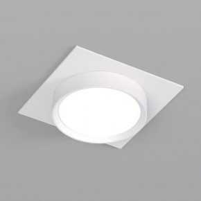 DK2091-WH Встраиваемый светильник FLAT, IP 20, до 15 Вт, GX53, LED, белый, алюминий в Коротчаево - korotchaevo.ok-mebel.com | фото