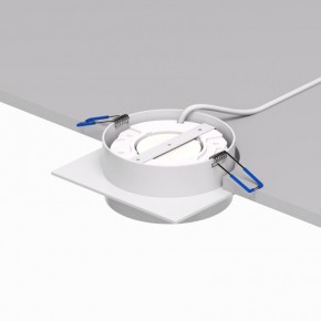DK2091-WH Встраиваемый светильник FLAT, IP 20, до 15 Вт, GX53, LED, белый, алюминий в Коротчаево - korotchaevo.ok-mebel.com | фото 4