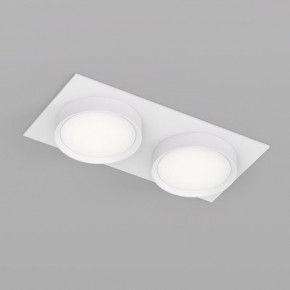DK2092-WH Встраиваемый светильник FLAT, IP 20, до 15 Вт, GX53, LED, белый, алюминий в Коротчаево - korotchaevo.ok-mebel.com | фото 2