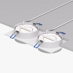 DK2092-WH Встраиваемый светильник FLAT, IP 20, до 15 Вт, GX53, LED, белый, алюминий в Коротчаево - korotchaevo.ok-mebel.com | фото 4