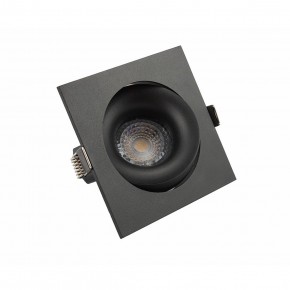 DK2121-BK Встраиваемый светильник, IP 20, 50 Вт, GU10, черный, алюминий в Коротчаево - korotchaevo.ok-mebel.com | фото 3