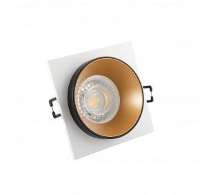 DK2402-GD Встраиваемый светильник, IP 20, 50 Вт, GU10, черный/золотой, алюминий в Коротчаево - korotchaevo.ok-mebel.com | фото