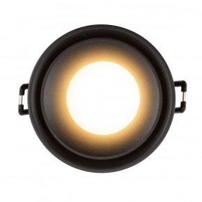 DK2403-BK Встраиваемый светильник влагозащ., IP 44, 10 Вт, GU10, черный, алюминий в Коротчаево - korotchaevo.ok-mebel.com | фото 3