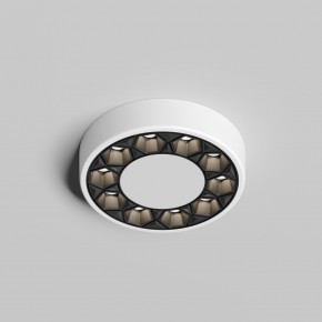 DK2440-WB Встраиваемый светильник DUAL 5+5 Вт, LED 4000K, IP 20, d90mm, белый/черный, алюминий/акрил в Коротчаево - korotchaevo.ok-mebel.com | фото 3